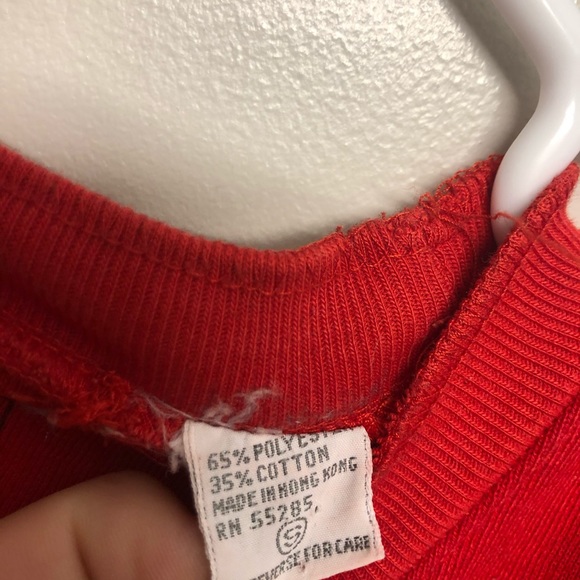Limited Express pullover sweatshirt vtg red small - Picture 6 of 11